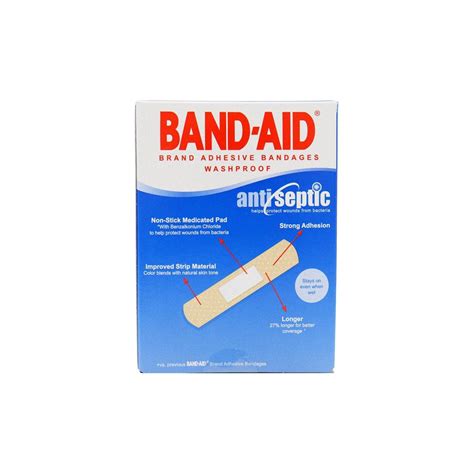 Buy Band Aid Wash Proof Adhesive Bandage 50s Online Southstar Drug