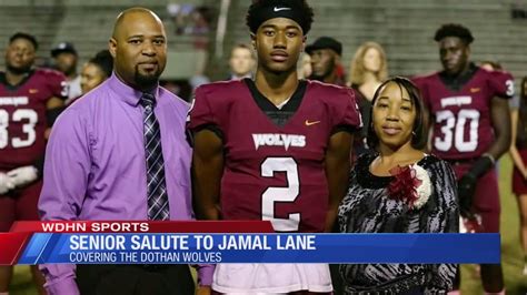 Senior Salute Goes To A Dothan Wolves Football Player Youtube