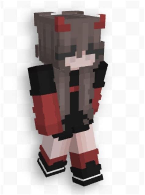 Demon Girl ️😈 Minecraft Skins Cute Demon Girl Minecraft Skin