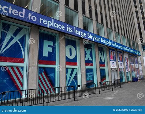 Fox News Channel At The News Corporation Headquarters Building In New