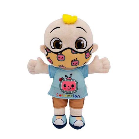 Cocomelon Jj Mask Doll Soft Stuffed Plush Toy Educational Kids Birthday