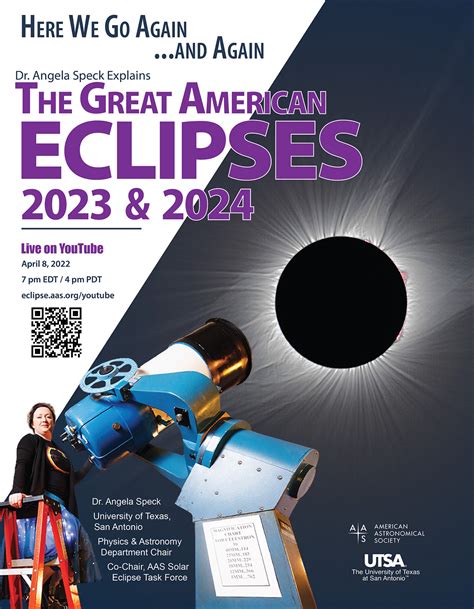 Free Public Lecture The Great American Eclipses Of 2023 And 2024