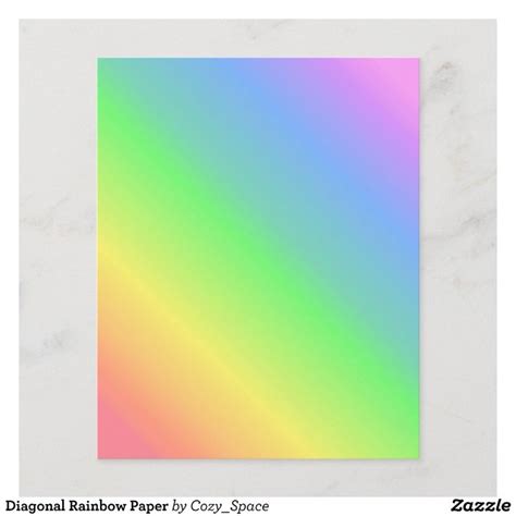 Diagonal Rainbow Paper In 2021 Rainbow Paper Scrapbook