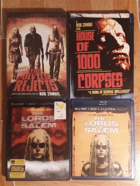 Lot Lords Salem Lenticular Cover Blu Ray Devils Rejects House 1000