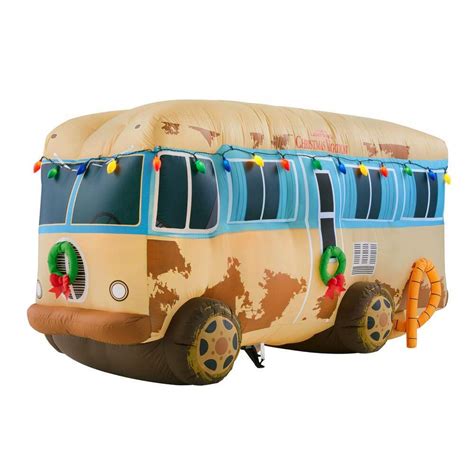 【される】 Gemmy 8 Ft National Lampoons Christmas Vacation Station Wagon Inflatable With Bonus