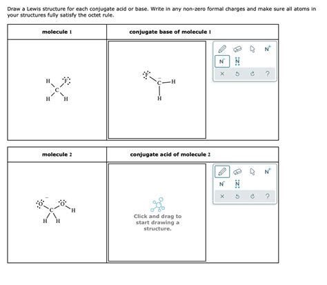 Solved Draw A Lewis Structure For Each Conjugate Acid Or Chegg Com