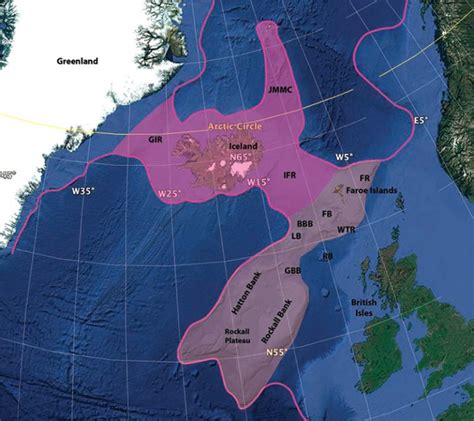 Versunkener Kontinent Unter Island Icelandia Könnte Rest Einer Urzeitlichen