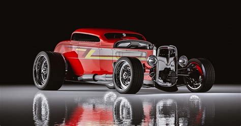 Wild 1932 Ford Custom Hot Rod Featured In Stunning Render