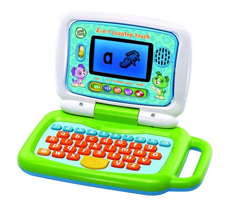 Leapfrog 2 In 1 Leaptop Touch Laptop Green Learning Tablet For Kids