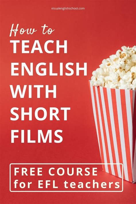 Cinema In The Classroom Visual English School Learn English With
