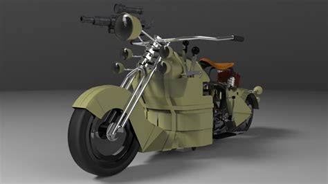 Steampunk Motorcycle 3d Models