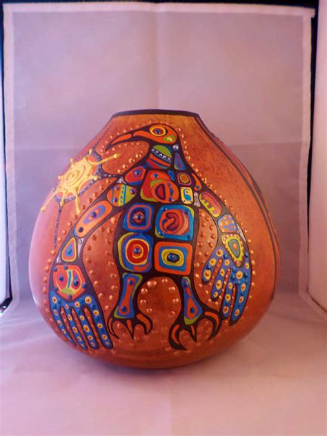 Gourd Art Handcrafted Gourds Canadian Indian Inspired Hand Carved Hand