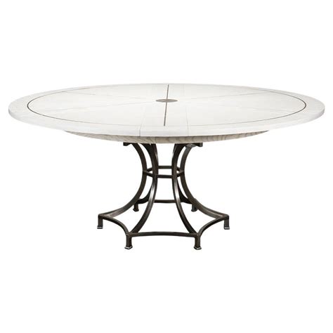 Modern Industrial Round Dining Table Warm Oak For Sale At 1stdibs