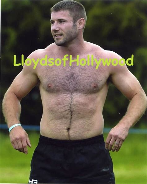 Ben Cohen Handsome Hairy Hunk In Trunks Rugby Player Beefcake