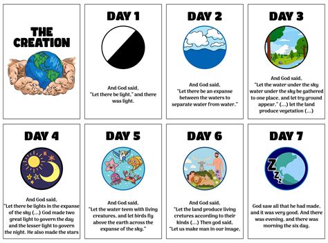 10 Best Story Of Creation Printable Pdf For Free At P Vrogue Co
