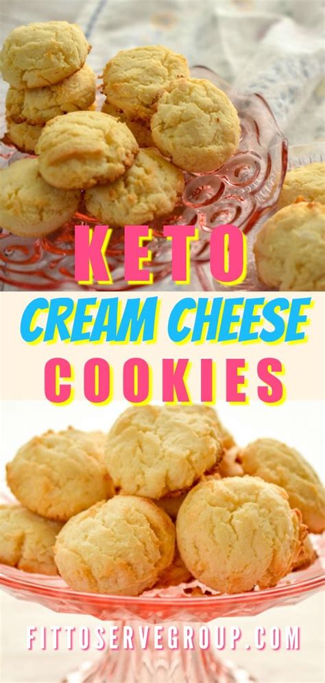 Easy Keto Cream Cheese Cookies Cream Cheese Cookies Low Carb Cookies