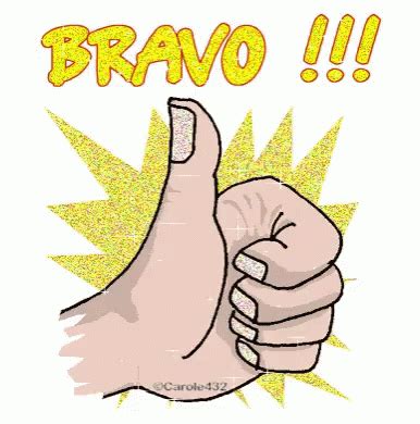 Bravo Thumbs Up Sticker Bravo Thumbs Up Well Done Discover Share Gifs Images Emoji Emoji