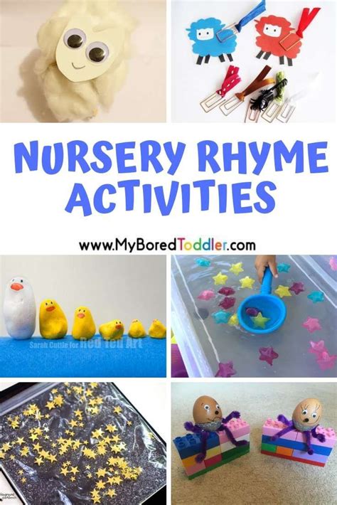 Nursery Rhyme Themed Activities For Toddlers Nursery Rhyme Crafts