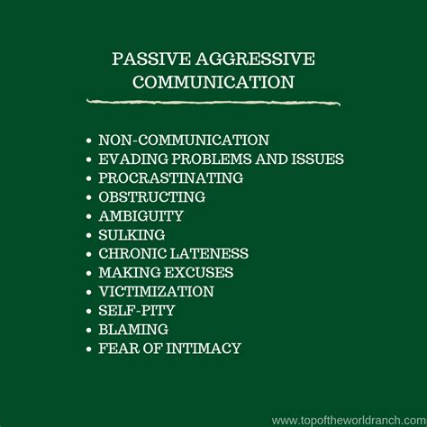 Passive Aggressive Communication Is Common In Addiction