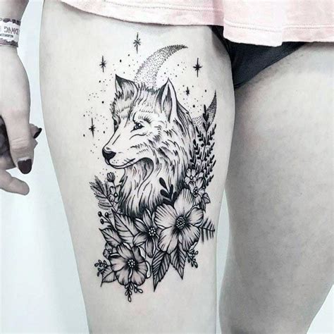 Top 80 Best Wolf Tattoo Designs For Women Howling Animal Ideas