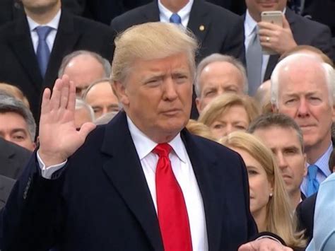 Watch Replay Donald Trump Sworn In Makes First Address As President
