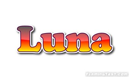 Luna Logo Free Name Design Tool From Flaming Text