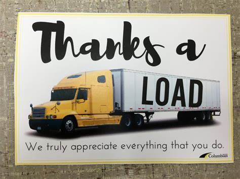 They're an integral member of our platform and our. Truck Driver: Truck Driver Appreciation Week