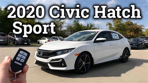 Ultimate Refreshed 2020 Honda Civic Hatchback Review And Drive Youtube