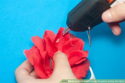 How To Make Fake Water Droplets Using Hot Glue 4 Steps