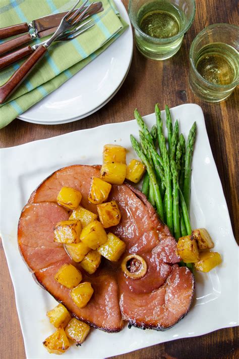 Quick Pineapple Ham Steaks Recipe Newbritawaterchiller