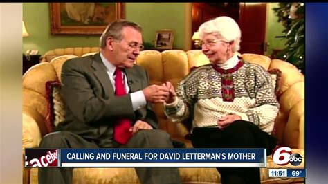 Funeral Service Held For David Lettermans Mom Youtube