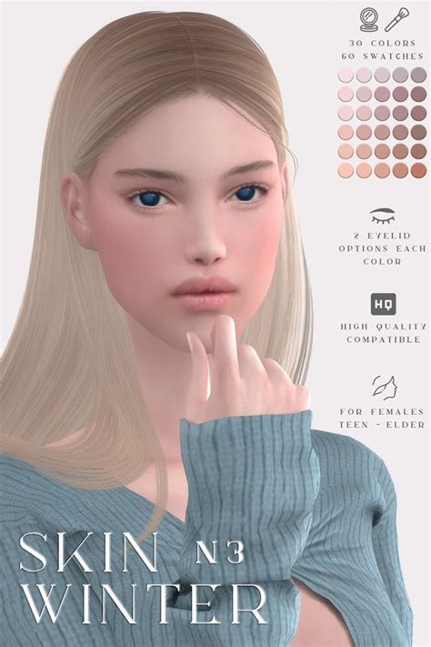 Skin 3 Winter And Soul Mirrors Northern Siberia Winds The Sims 4