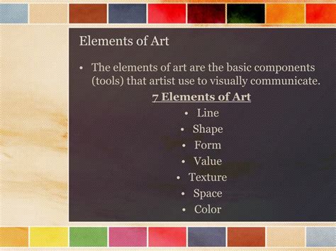 Ppt Elements Of Art Powerpoint Presentation Free Download Id2033394