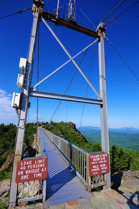 Grandfather Mountain Swinging Bridge Romanticasheville Com North Carolina Travel North