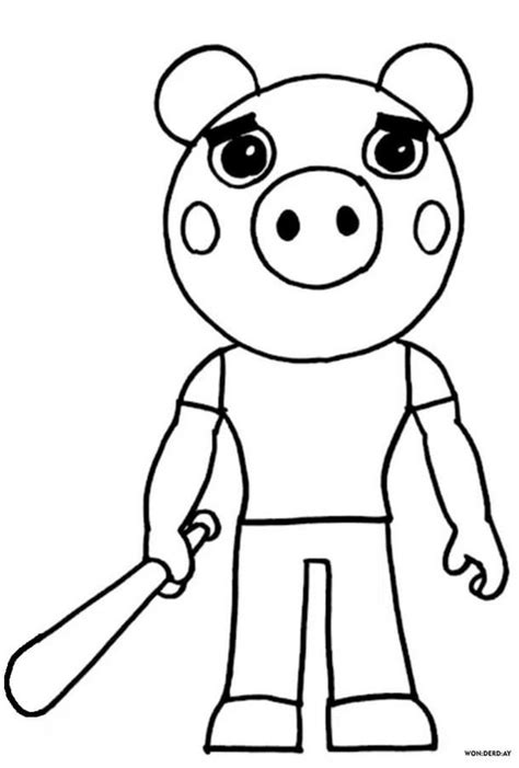 Dibujos Para Colorear Piggy Roblox Para Imprimir Gratis Dibujos De