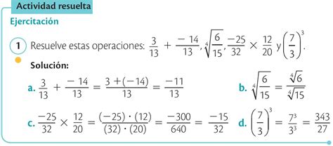 Matemática 9 Egb 14 Operaciones Con Números Racionales