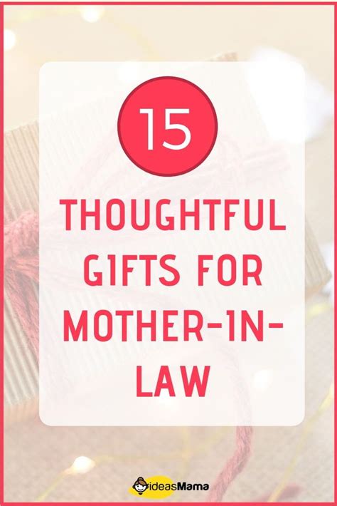 18 Truly Thoughtful Gifts For Mother In Law Ideas Mama Mother In