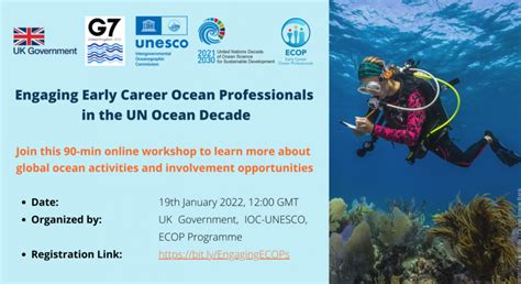 Engaging Early Career Ocean Professionals In The Un Ocean Decade Photo