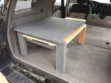 Toyota 4runner Camper Sleeper Conversion With Table 4 Steps