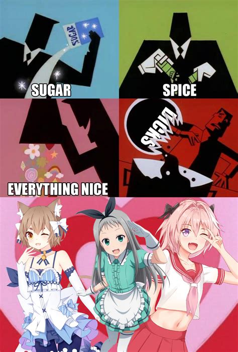 Sugar Spice And Everything Nice Trap Know Your Meme