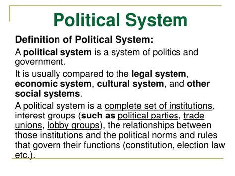 Ppt Political System Powerpoint Presentation Id1101936