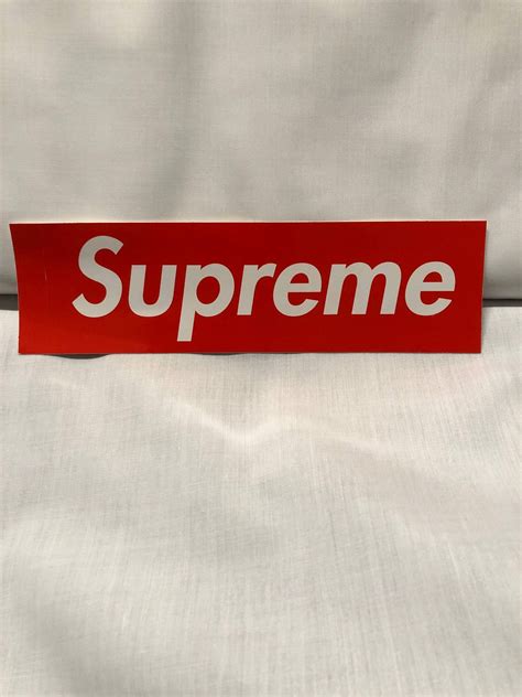 Supreme Supreme Box Logo Sticker - Red | Grailed