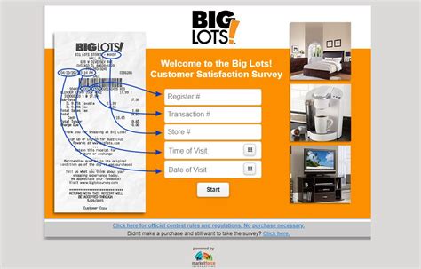 Find out if you're preapproved for a discover ® card with no impact to your credit. Big Lots Survey At www.BigLotsSurvey.com - Win $1,000 Card!
