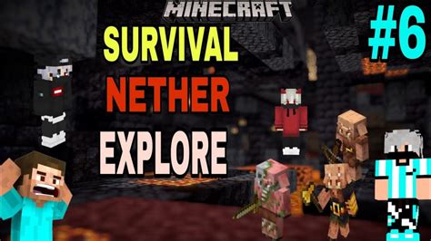 Entering Exploring The Nether The Minecraft Guide Tutorial Lets Play Ep 6 Creepergg