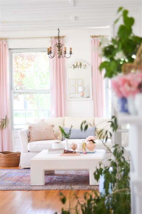 Peonies On Pleasant Home Decor And Diy Boho Living Room Living Room