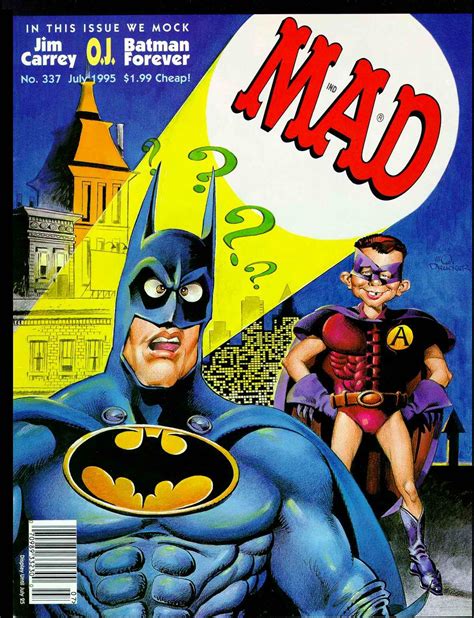Mad Magazine Cover Batman Mad Magazine Mad Cover
