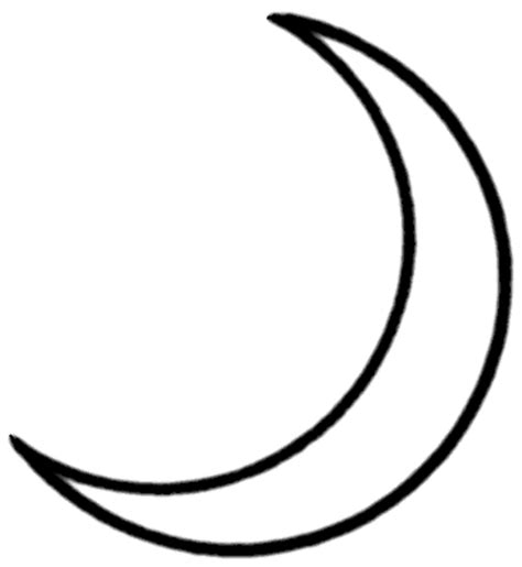 Download High Quality Moon Clipart Black And White Simple Transparent