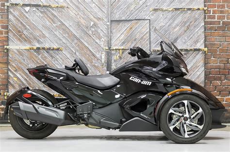 Clock, tachometer, and speedometer * am/fm audio system with ipod cable and two speakers * front trunk for storage * adjustable windshield * market value $14,476. 2014 Can-Am Spyder ST-S