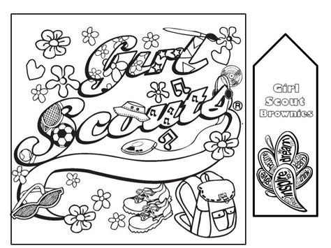Girl Scout Camping Coloring Pages Best Coloring Pages