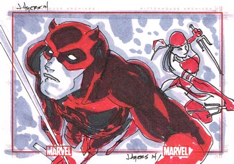 Marvel 75 Daredevil And Elektra By Ayersart On Deviantart